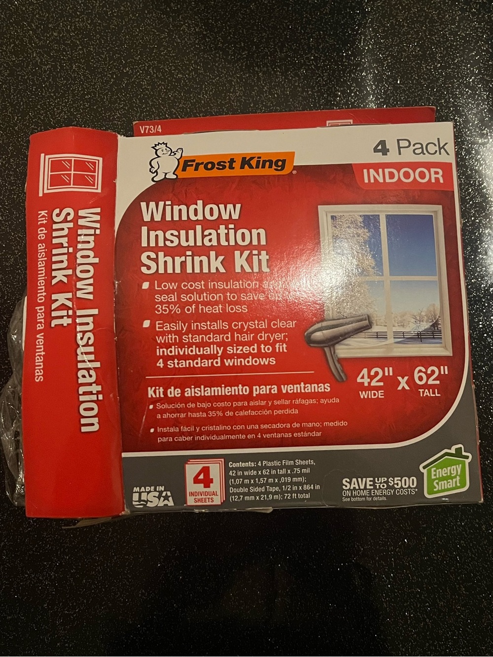 Frost King Window Insulation Shrink Kit